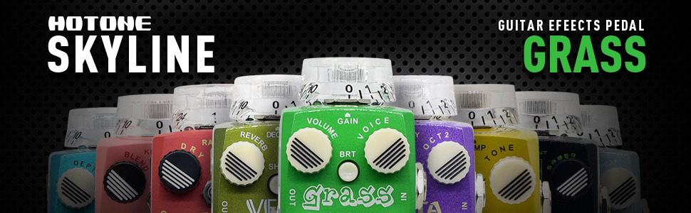 Hotone Skyline Series GRASS Compact Modern Overdrive Guitar