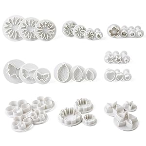 Amazon.co.jp: アイサキ シンプルな花型 粘土 分解して使える 陶芸用