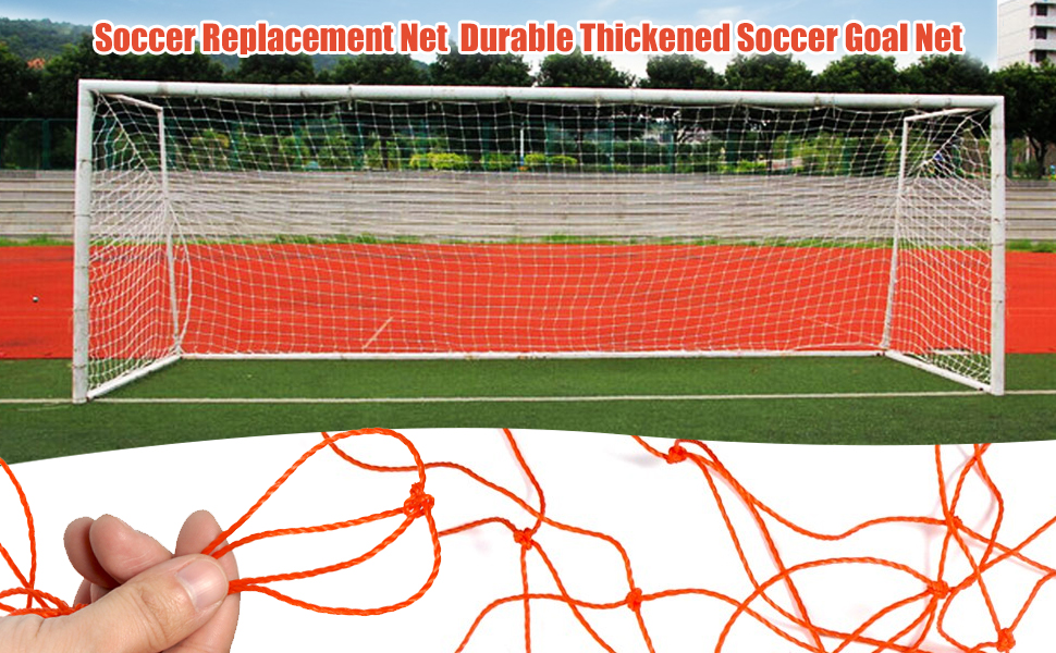 Dilwe Soccer Replacement Net, Thickened Soccer Goal Net
