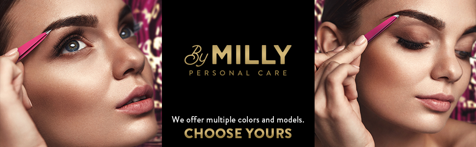By MILLY tweezers for women and men