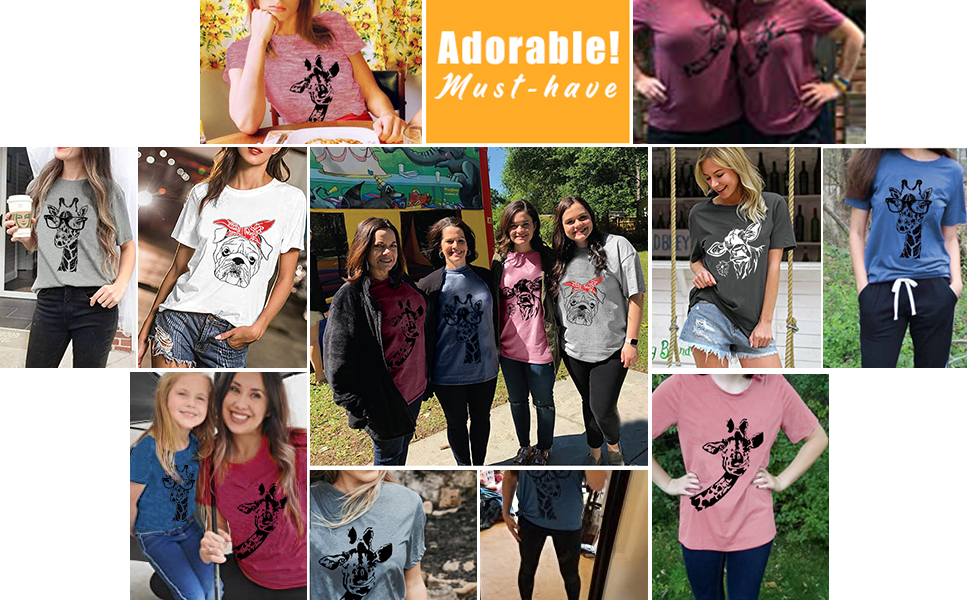 Fun Animal Graphic Tees