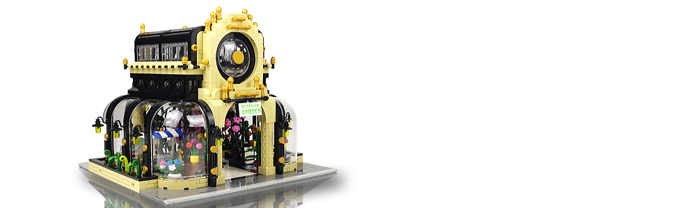Nifeliz street Botanical Garden compatible with lego creators expert sets