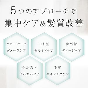 髪,ヘア,アプローチ,カラー,パーマ,ダメージケア,ヒト型セラミドケア,紫外線,紫外線ダメージ,保水力,うるおい,毛髪,エイジング,毛髪エイジング,補修,予防,枝毛,切れ毛,保護,アミノ酸オイル