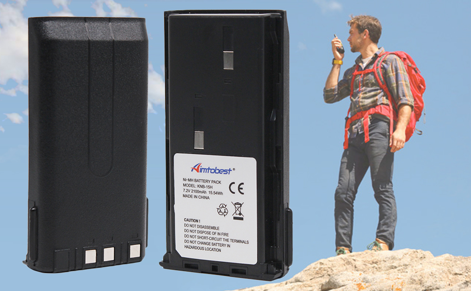Amazon.com: Aimtobest KNB-15A KNB-15H 2100mAh Ni-MH Battery Compatible ...