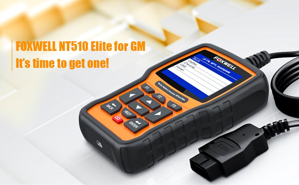 FOXWELL NT510 Elite Obd2 Car Code Reader Vehicle Diagnostic Scan Tool All Function Scanner for