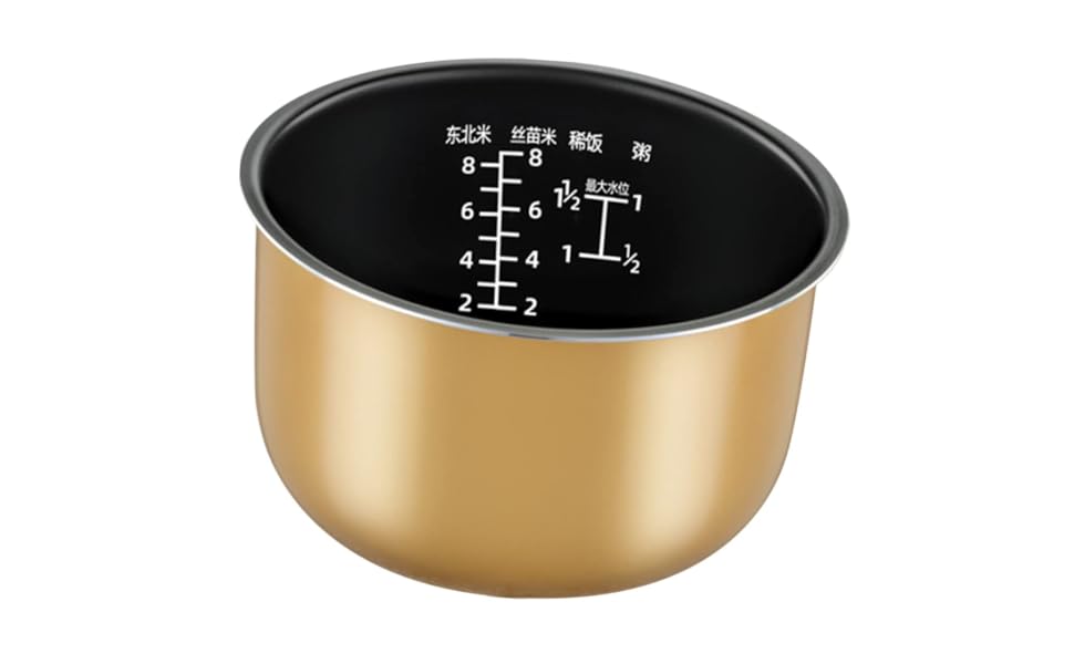 KICHOUSE Rice Cooker Liner Cook Pot Nonstick Cookware Rice Cooker