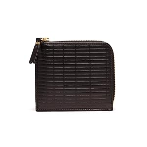 コムデギャルソン SA3100IC 財布 黒 シボ革　L字 ミニウォレット Amazon | COMME des GARCONS BRICK WALLET コムデギャルソン