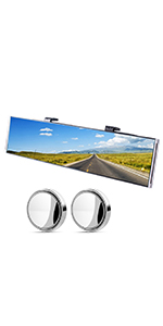 wide rear view mirror