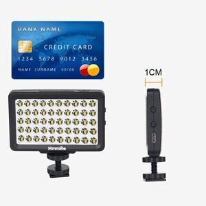 Perfect for Photographers, YouTubers, Vloggers, TikTokers.  Dimmable 50 LED Video Light cell phone