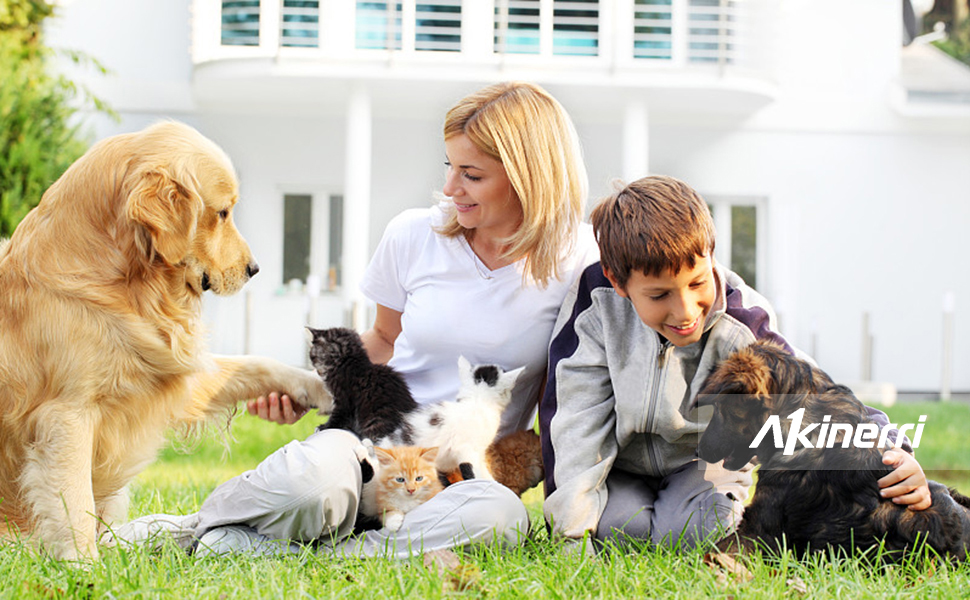 Akinerri Dog Playpen, Foldable Puppy Pet Exercise Kennel