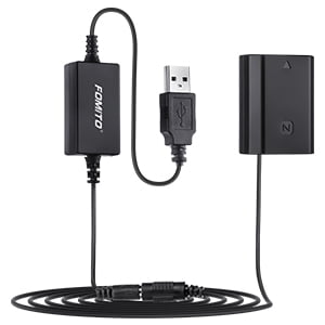 Fomito NP-FZ100 AC Power Adapter Kit Replacement for Sony BC-QZ1 Battery Charger, Compatibe with Alpha A7 III, A7R III, A9, A9R, A9S, A6600 Cameras 25 USB