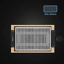 Ampia superficie di cottura