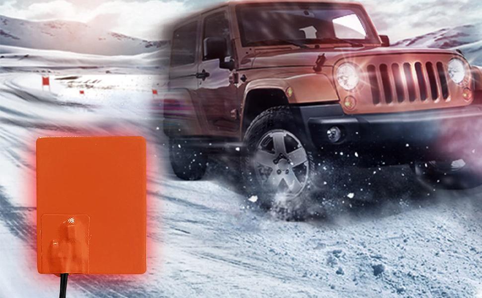 Amazon.co.jp 燃料タンクヒーター オイル ヒーター バッテリー ヒーター パッド ディーゼル車用 オイルパンヒーターパッド