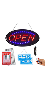 remote open sign