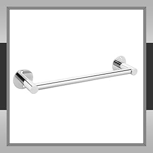 GARBNOIRE 12 INCH Stainless Steel Towel Bar | Bathroom Towel Rod Holder for Kitchen and Washroom