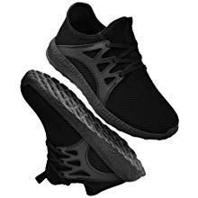 qansi men's sneakers mesh ultra lightweight breathable athletic running walking gym shoes