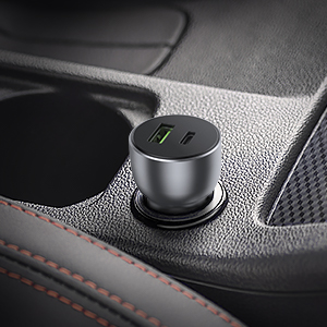 cargador de coche usb c carga rápida tipo c entrega de energía pd 18w carga rápida qc 3.0 cargador de coche