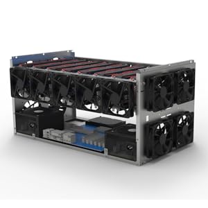 Gpu Mining Frame for Graphics Cards Open Air Storage Case with Motherboard Support Stackable Cooling Design for Mining Accessories 12 9