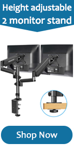 height adjustable monitor mount