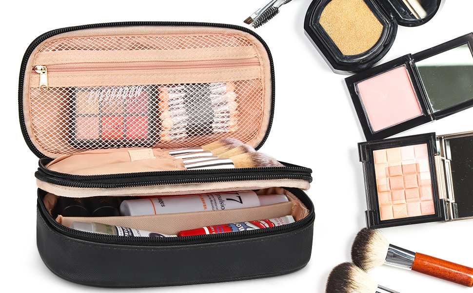 Makeup Bag, Relavel Small Travel Makeup Bag Cosmetic Bags