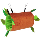 ISMARTEN 5pcs Hamster Hammock Small Animals Hanging Warm Bed House Cage Nest Accessories Forest Pattern Cage Toy Leaf Hanging Tunnel and Swing for Sugar Glider Squirrel Hamster Playing Sleeping 11 Hamster Hammock