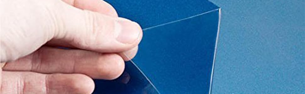 6 by 48 Inches Clear Door Sill Paint Protection Scratch Film Vinyl Sheet