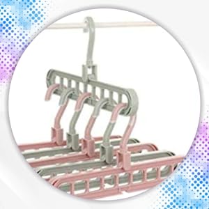 MAXABLE Wardrobe Space Saver Folding Hanger for Clothes/Multi-Purpose SPN-FOR1