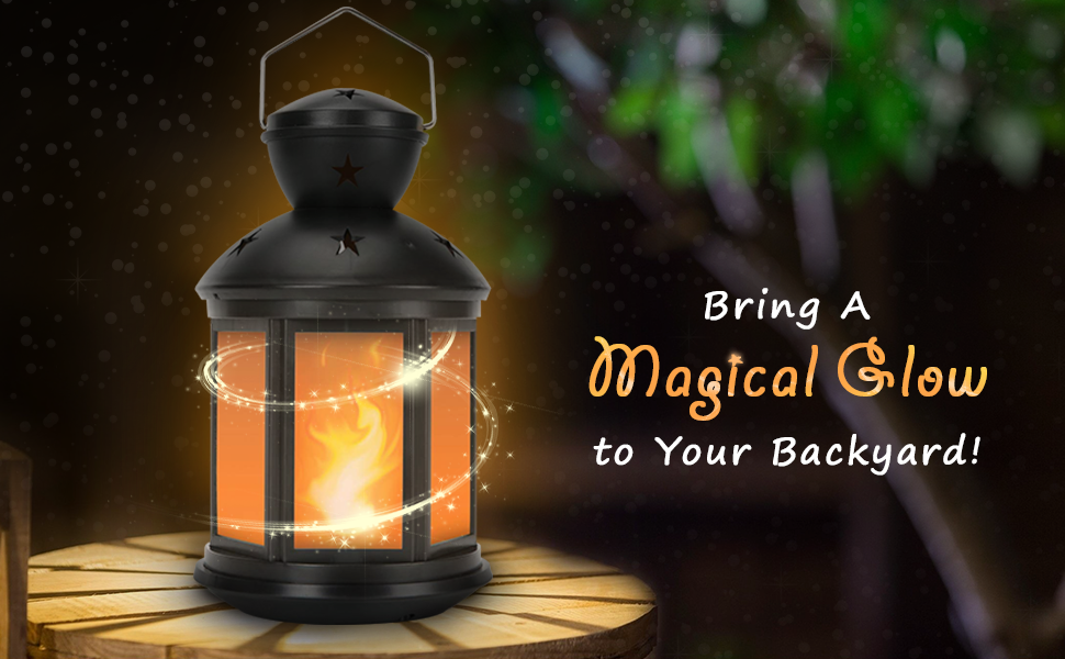 Vintage Decorative Lanterns Battery Powered LED, with 6 Hours Timer,Indoor/Outdoor
