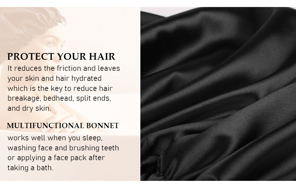 Satin Lined Bonnet Womens