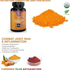 Healthy Joints supplement, BioPerine,Curcuminoids capsules, Curcumin pills