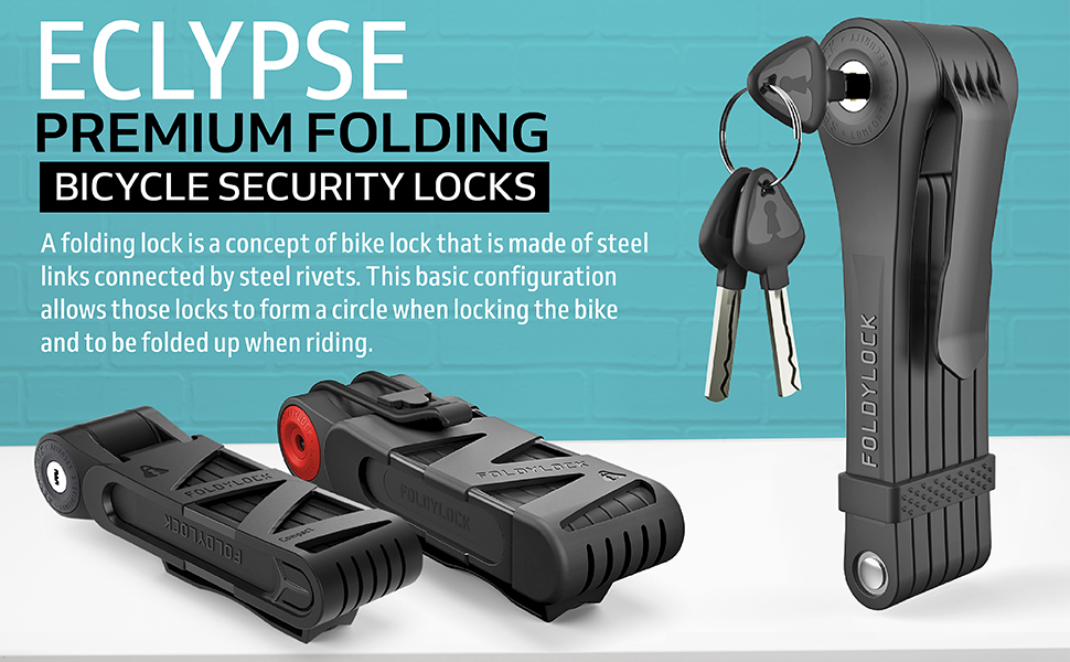 Eclypse Classic Folding Bike Lock Heavy Duty Foldable