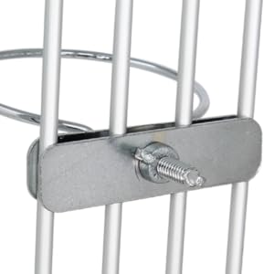 800120 5oz Stainless Steel Clamp Cup Bonka Bird Toys Parrotlet Cockatiel Finch Dove Lovebird Quaker