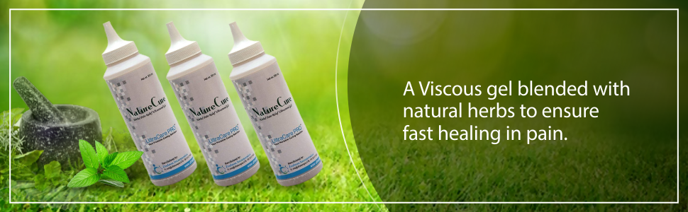 UltraCare PRO NatureCure Ultrasound Gel - Pack of 3 bottles