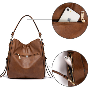 borsetta donna borsa cuoio borsa a mano spalla borsa pelle marrone