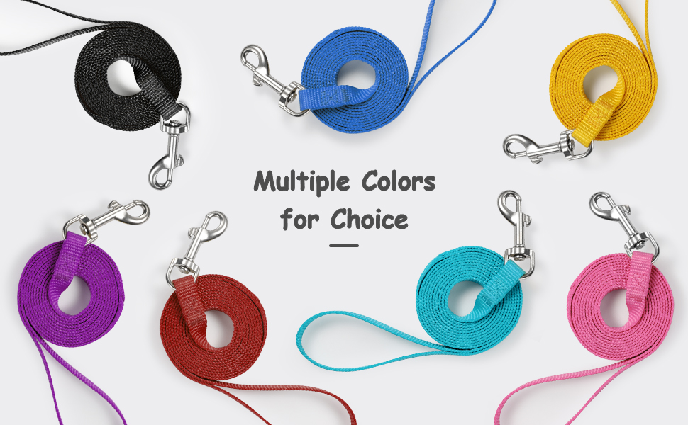 Pet Supplies rabbitgoo 2 Pack Cat Leashes Long Nylon Pet Leash, Escape Proof Durable Walking