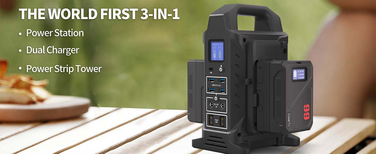 Amazon.com : Came-TV Dual V Mount Battery Charger, Power