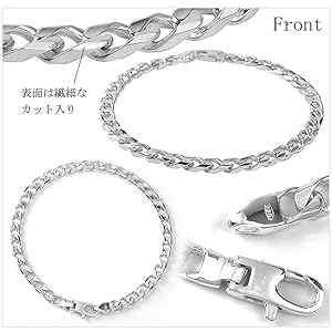 40s～50s シルバー835 ブレスレット 47g 喜平チェーン 925 1940s】TIFFANY&Co. ティファニー ID ブレスレット 《シルバー
