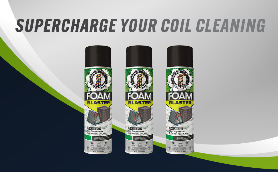 LEAK SAVER HVAC Guys Foam Blaster Foaming AC Coil Cleaner for Air