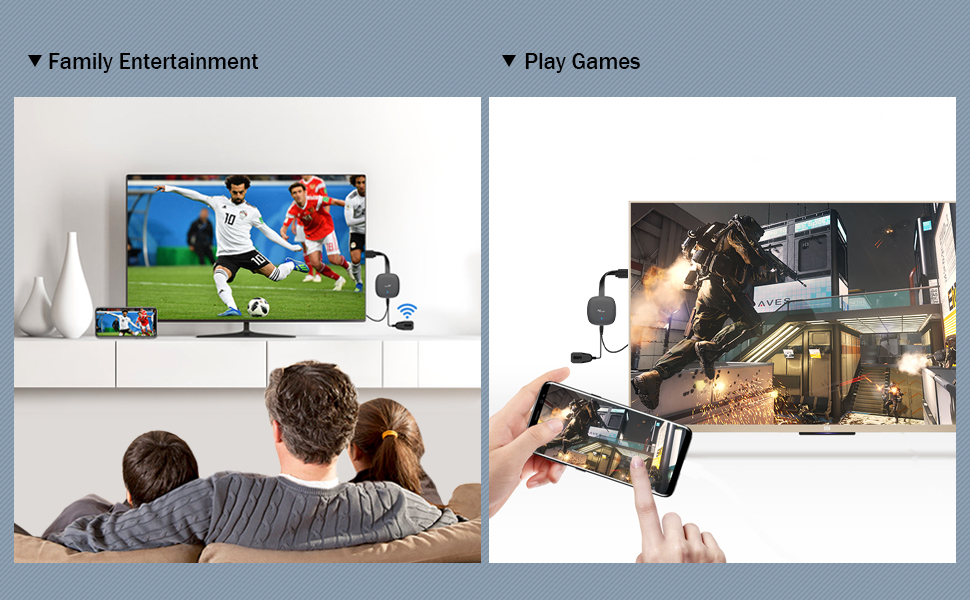 Yehua Wireless Display Dongle 4K Wireless HDMI Adpater WiFi Display