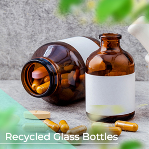 glass bottles