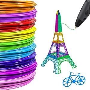 10pcs Printing Pen Filament Accessories Filament Safe Plastic for Creative Artwork 11 8
