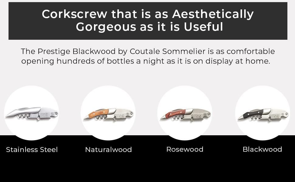 Prestige Waiters Corkscrew By Coutale Sommelier Rosewood