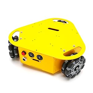 可動式中型ロボット Amazon.co.jp: 3WDオムニホイールロボット (三角タイプ) (10003