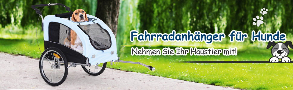 Hundeanhänger Fahrradanhänger