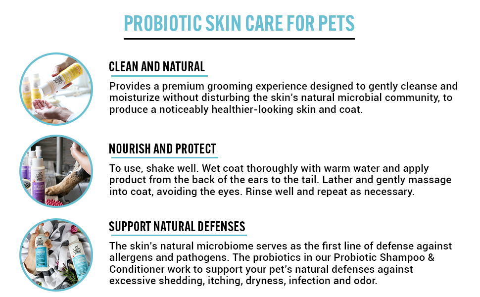 SKOUT'S HONOR Probiotic Pet Shampoo & Conditioner 2in1