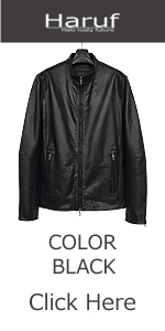 極美品✨ハルフ シングルライダース ラムレザー M 赤 ロゴ金具 haruf-leather_m3150red
