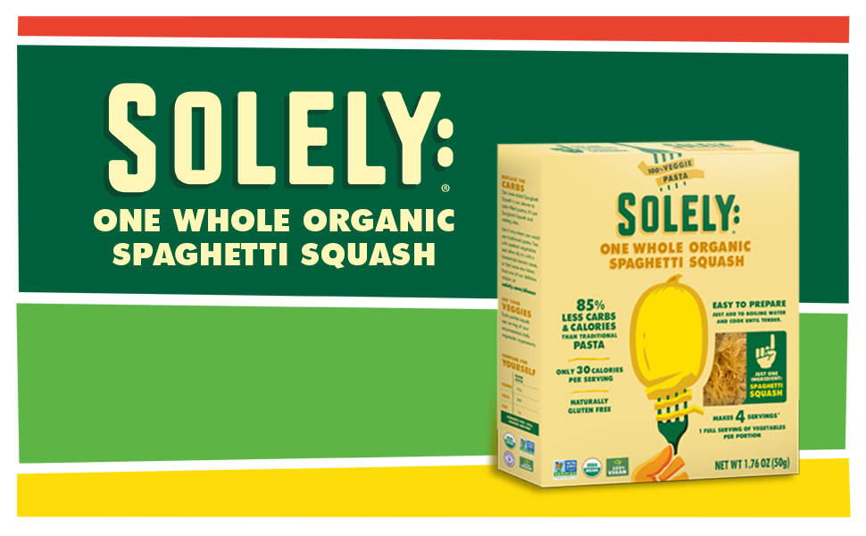 SOLELY Organic Dried Spaghetti Squash, 1.76 oz One Ingredient