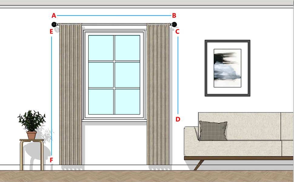 measure curtains