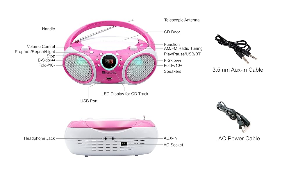 SingingWood 030BTL detail controls
