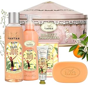 carousel, 4 products, set, Y a d'a Joie, Orange blossom, Lily of the Valley, Rose fragrance